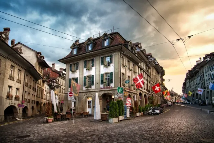 Framed Print : Streets of Bern Framed Print : Streets of Bern