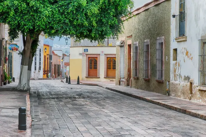 Framed Print : Streets of downtown Queretaro, Mexico Framed Print : Streets of downtown Queretaro, Mexico