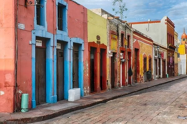 Streets of downtown Queretaro, Mexico