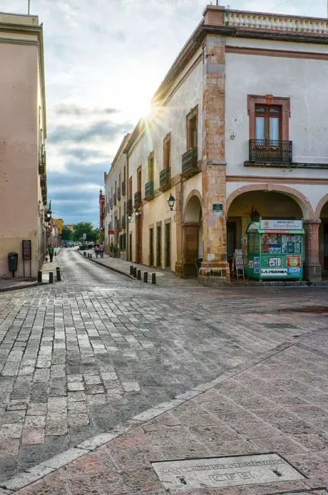 Framed Print : Streets of downtown Queretaro, Mexico Framed Print : Streets of downtown Queretaro, Mexico