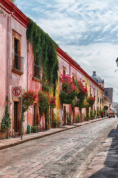 The streets of downtown Queretaro, Mexico
