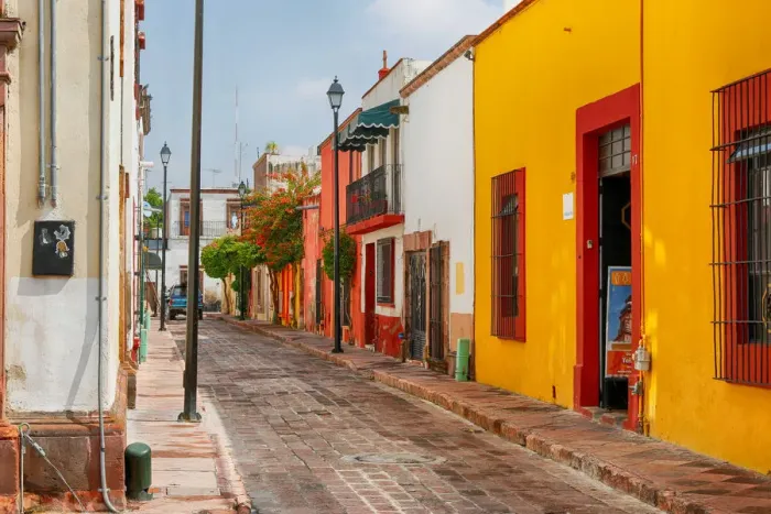 Framed Print : The streets of downtown Queretaro, Mexico Framed Print : The streets of downtown Queretaro, Mexico