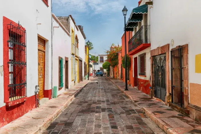 Framed Print : The streets of downtown Queretaro, Mexico Framed Print : The streets of downtown Queretaro, Mexico