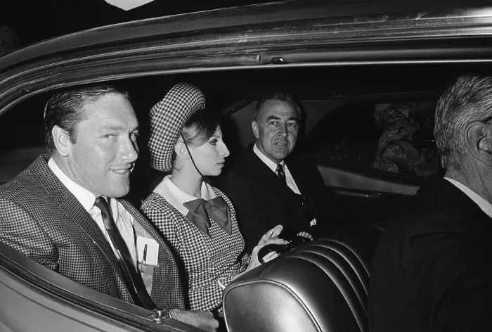 Framed Print : Streisand, Mccarthy Leaving Newman'S Hou Framed Print : Streisand, Mccarthy Leaving Newman'S Hou