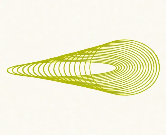 Framed Print : Stretched out Green Line Drawing Framed Print : Stretched out Green Line Drawing