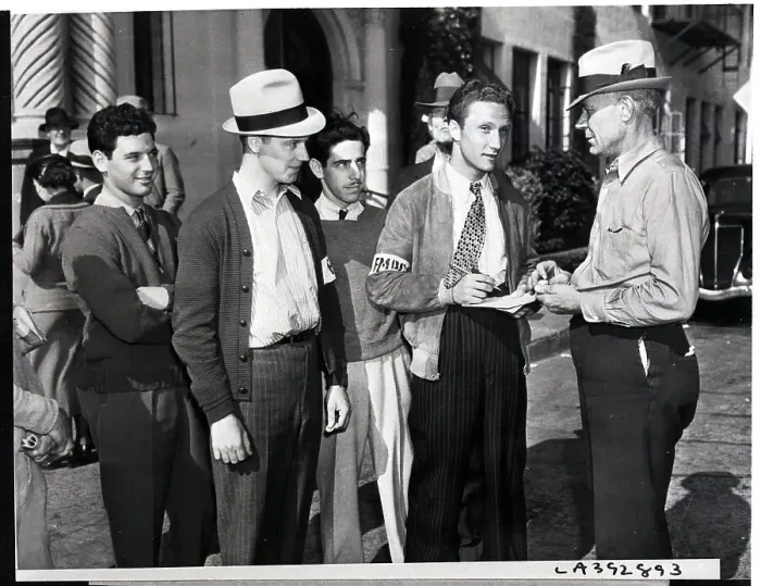 Framed Print : Strikers at Paramount Studios Framed Print : Strikers at Paramount Studios