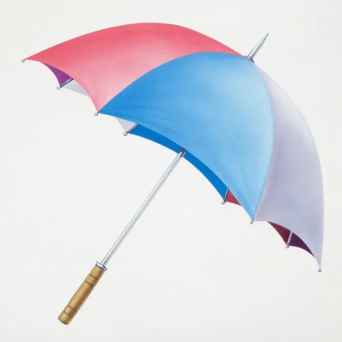 Framed Print : Striped umbrella Framed Print : Striped umbrella