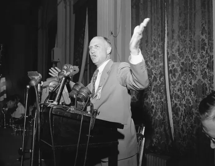Framed Print : Strom Thurmond Speaking Framed Print : Strom Thurmond Speaking