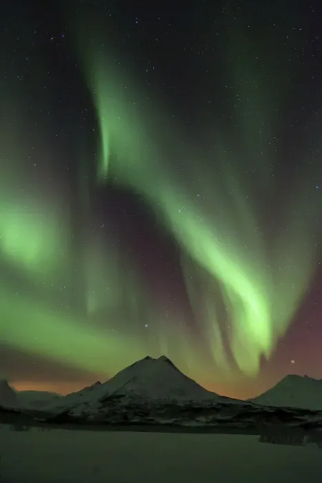 Framed Print : Strong Northern Lights above a snowy Norwegian landscape, Nakketvatnet, Tromso, ?Troms, Northern Norway, Norway Framed Print : Strong Northern Lights above a snowy Norwegian landscape, Nakketvatnet, Tromso, ?Troms, Northern Norway, Norway
