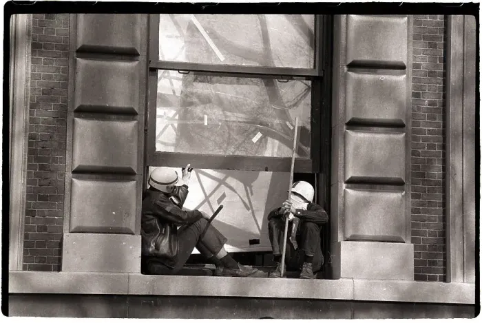 Framed Print : Student Demonstrators Occupy Building Framed Print : Student Demonstrators Occupy Building