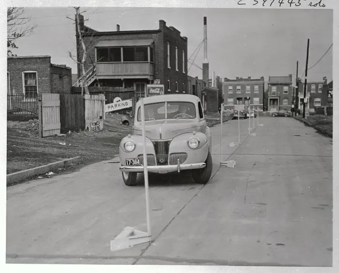 Framed Print : Student Driver Learning to Park Framed Print : Student Driver Learning to Park