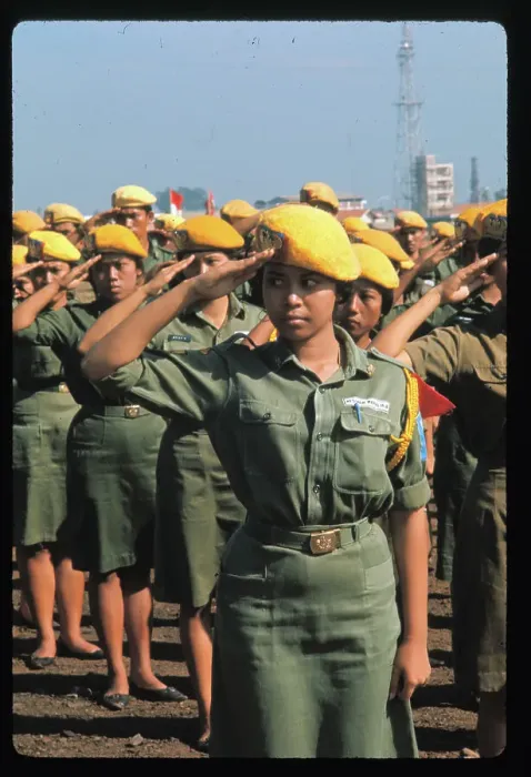 Framed Print : Student Forces Shown During Military Review Framed Print : Student Forces Shown During Military Review