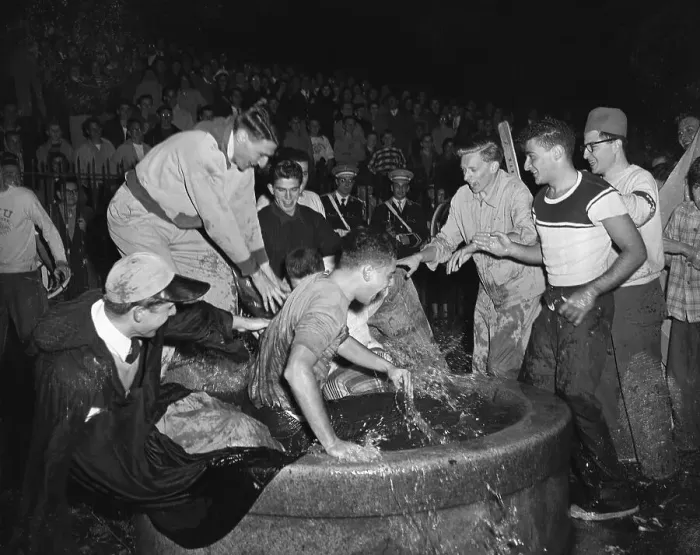 Framed Print : Student Hazing At New York University Framed Print : Student Hazing At New York University