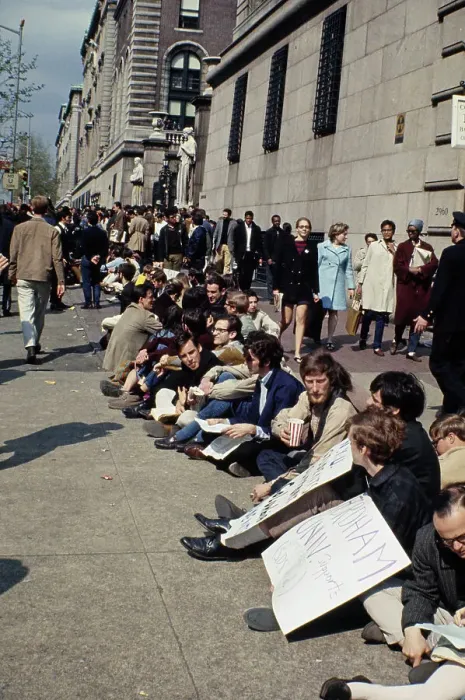 Framed Print : Student Protest At Columbia University