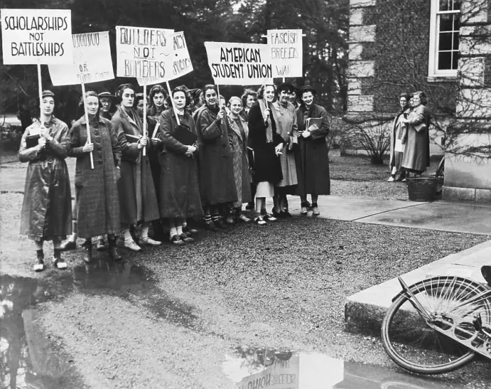 Framed Print : Student Protesters at Vassar College Framed Print : Student Protesters at Vassar College