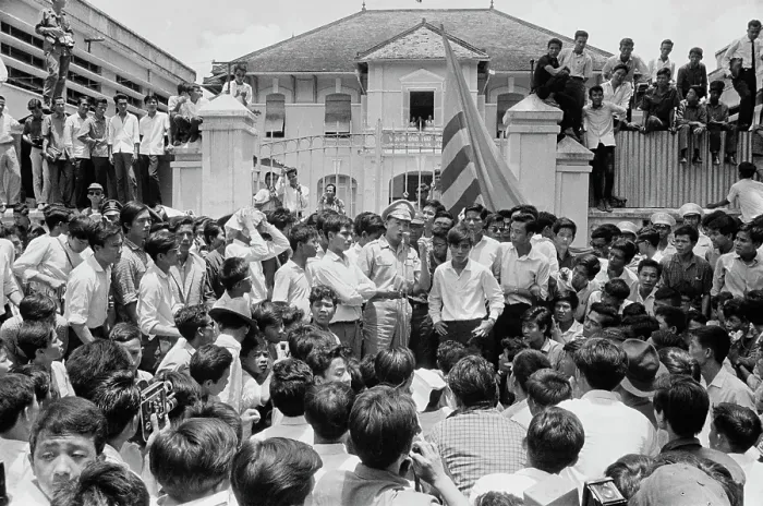 Framed Print : Student Protests In Saigon Framed Print : Student Protests In Saigon