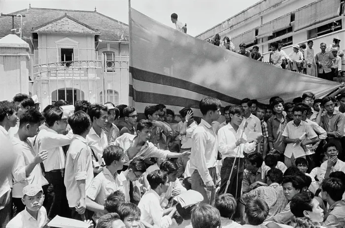 Framed Print : Student Protests In Saigon Framed Print : Student Protests In Saigon