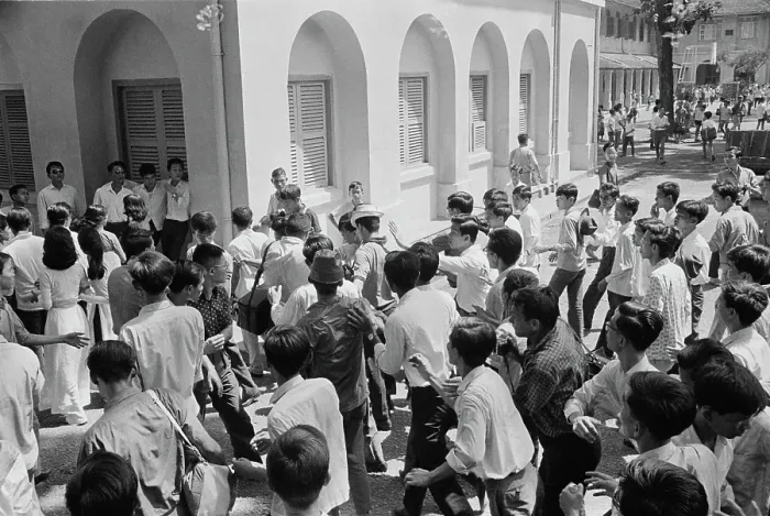 Framed Print : Student Protests In Saigon Framed Print : Student Protests In Saigon