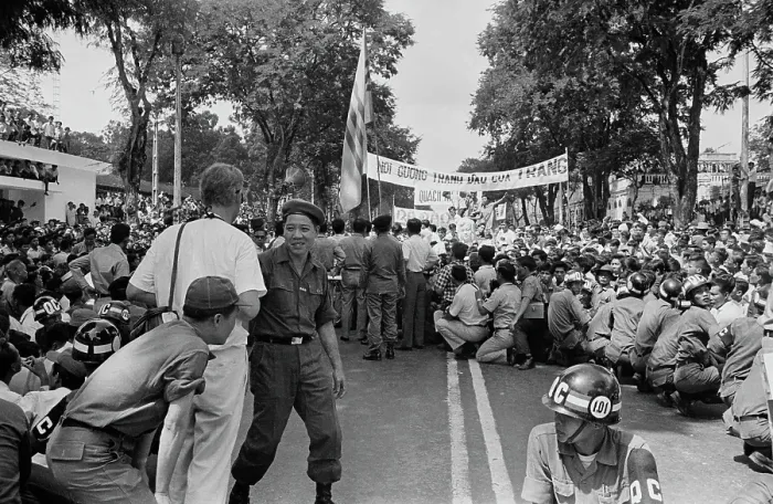 Framed Print : Student Protests In Saigon Framed Print : Student Protests In Saigon