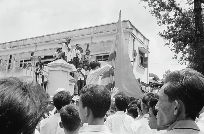 Framed Print : Student Protests In Saigon Framed Print : Student Protests In Saigon