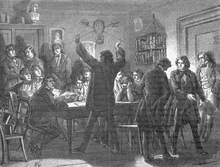 Framed Print : Students Conspiring Against Government Framed Print : Students Conspiring Against Government