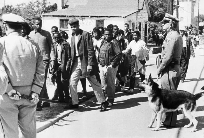 Framed Print : Students Participating in Civil Rights March Framed Print : Students Participating in Civil Rights March