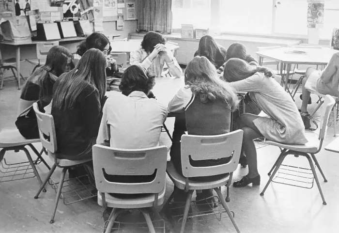 Framed Print : Students Participating in Prayer Meeting Framed Print : Students Participating in Prayer Meeting
