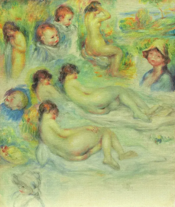 Framed Print : Studies Of Pierre Renoir; His Mother Framed Print : Studies Of Pierre Renoir; His Mother
