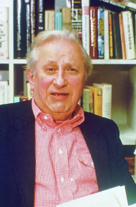 Framed Print : Studs Terkel in Office Framed Print : Studs Terkel in Office