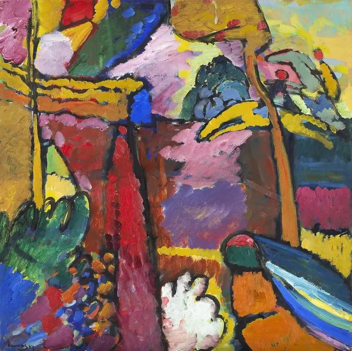 Framed Print : Study for Improvisation V, 1910 Framed Print : Study for Improvisation V, 1910