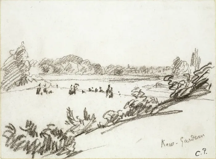 Framed Print : Study Of Kew Gardens