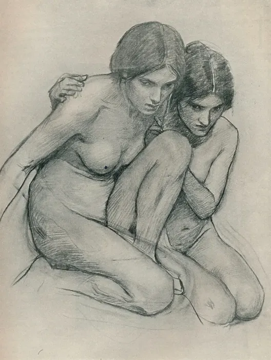Framed Print : Study for The Nymphs Finding the Head of Orpheus Framed Print : Study for The Nymphs Finding the Head of Orpheus