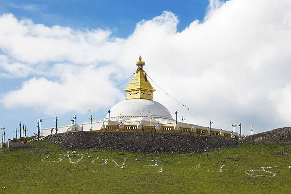 Stupa in Amarbayasgalant Monastery, Selenge Aimag, Mongolia