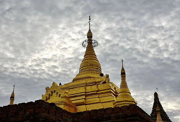 Stupa temple, Bagan, unesco ruins Myanmar. Asia