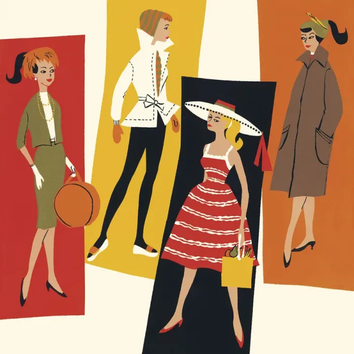 Framed Print : Stylish Ladies Framed Print : Stylish Ladies