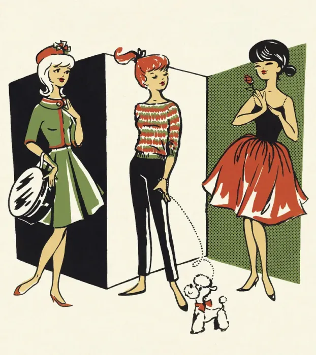 Framed Print : Stylish Ladies Framed Print : Stylish Ladies