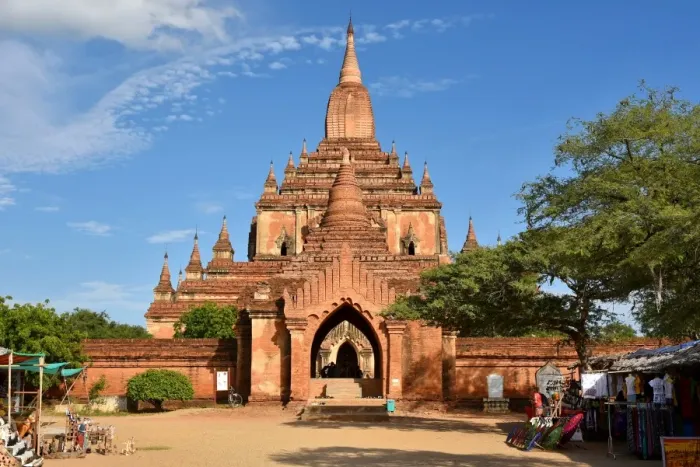 Framed Print : Su La Ma Ni Pahto terracotta Temple, Bagan, unesco ruins Myanmar. Asia Framed Print : Su La Ma Ni Pahto terracotta Temple, Bagan, unesco ruins Myanmar. Asia