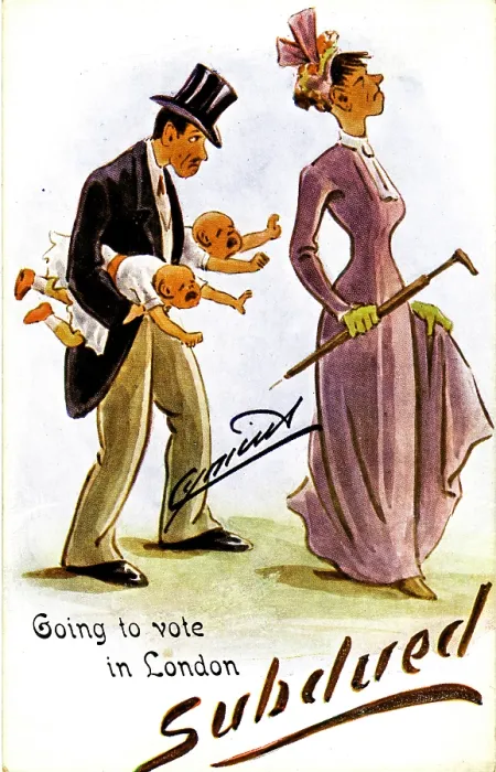 Framed Print : Subdued Suffrage Husband Framed Print : Subdued Suffrage Husband