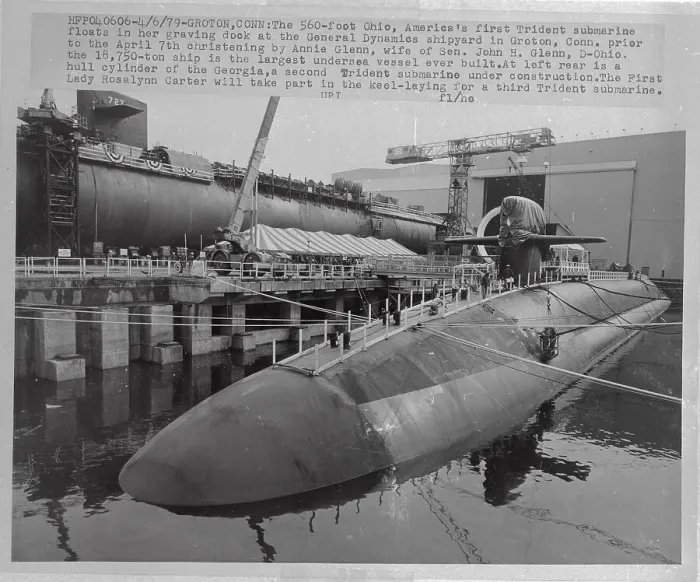 Framed Print : Submarine In Dock Area Framed Print : Submarine In Dock Area