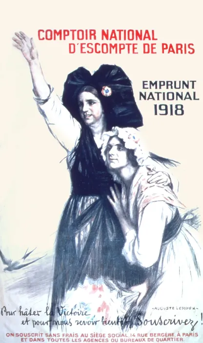 Framed Print : Subscribe to the French National Loan for the War