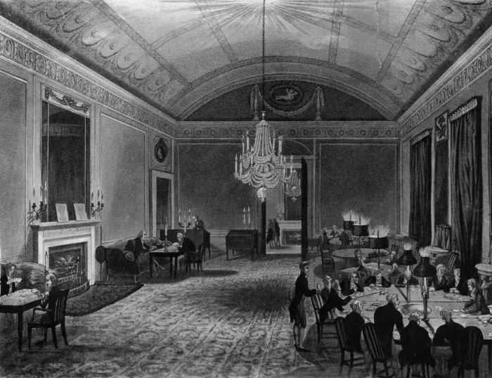 Framed Print : Subscription Room