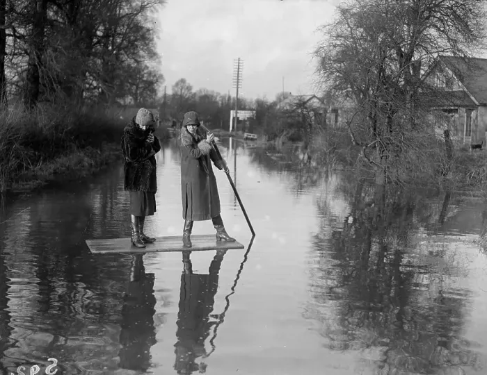 Framed Print : Suburban Floods Framed Print : Suburban Floods