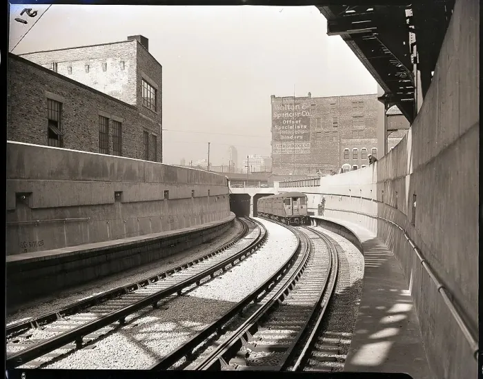 Framed Print : Subway Tracks and Train Framed Print : Subway Tracks and Train