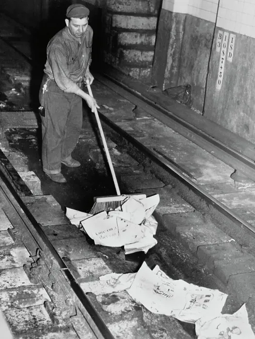 Framed Print : Subway Worker Framed Print : Subway Worker