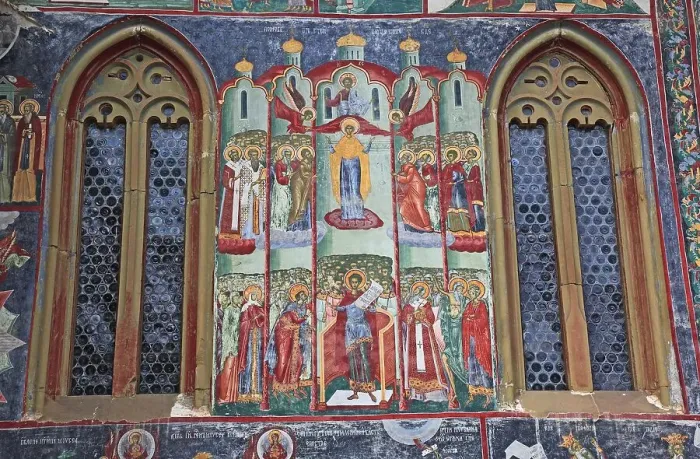 Framed Print : The Sucevita Monastery, Manastirea Sucevita, is located in Suceava County, in the territory of Sucevita Municipality. The Romanian Orthodox church inside the monastery walls, dedicated to the Resurrection of Jesus Christ Framed Print : The Sucevita Monastery, Manastirea Sucevita, is located in Suceava County, in the territory of Sucevita Municipality. The Romanian Orthodox church inside the monastery walls, dedicated to the Resurrection of Jesus Christ