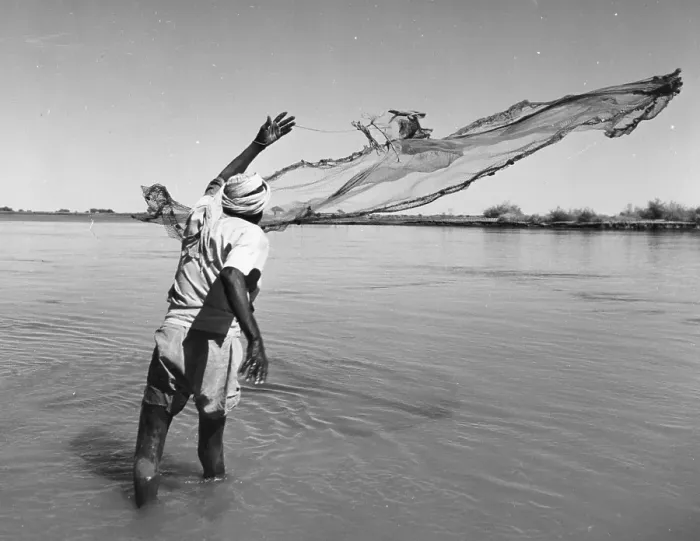 Framed Print : Sudanese Fisherman