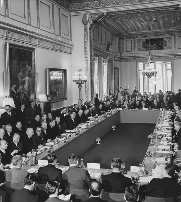 Framed Print : Suez Conference Framed Print : Suez Conference