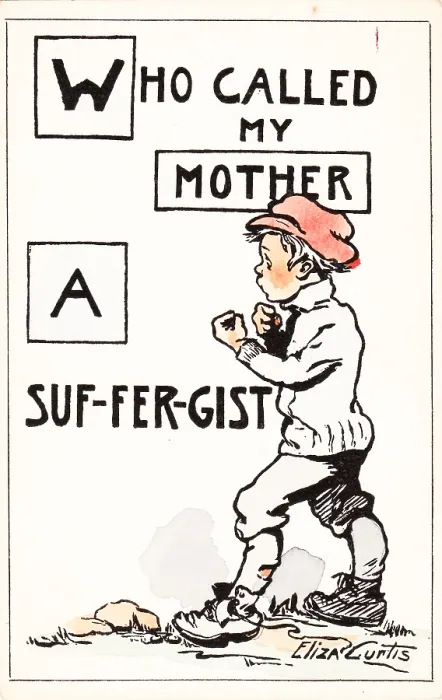 Framed Print : No Suffrage Mother Card Framed Print : No Suffrage Mother Card