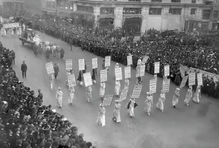 Framed Print : Suffrage Parade Framed Print : Suffrage Parade