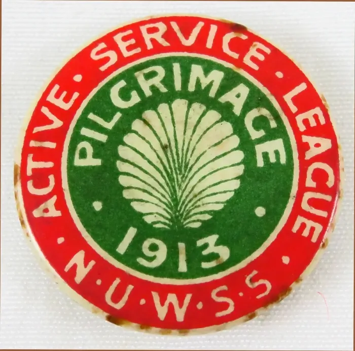 Framed Print : Suffrage Pilgrimage Pin Framed Print : Suffrage Pilgrimage Pin